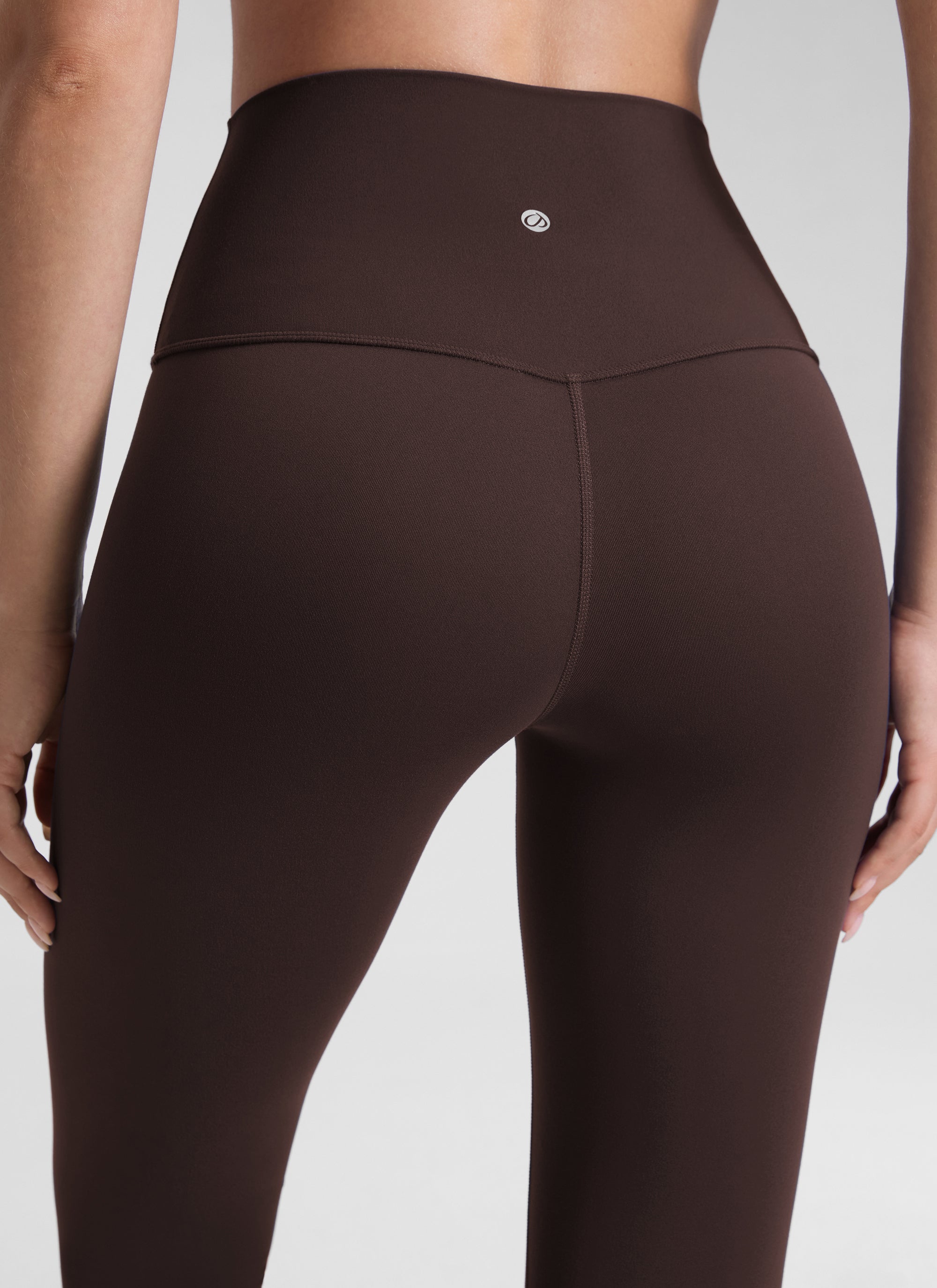 CRZ YOGA Women's Yoga Lounge High Rise Butterluxe Yoga Leggings 25'' Hot Fudge Brown