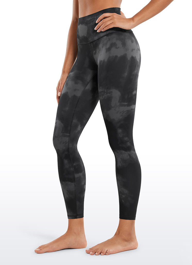 CRZ YOGA Women's Yoga Lounge High Rise Butterluxe Yoga Leggings 25'' Dark Grey Camouflage 2