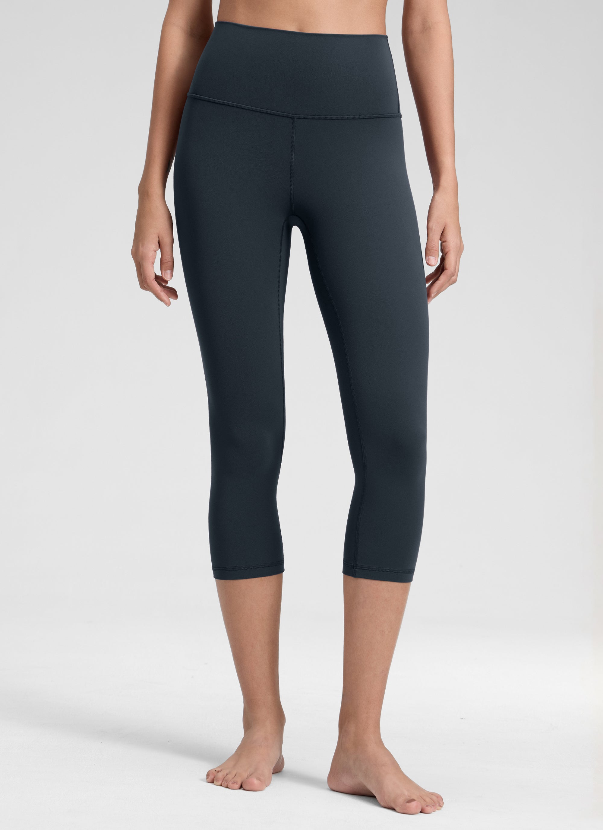 CRZ YOGA Women's Yoga Lounge High Rise Butterluxe Yoga Leggings 19'' Hibiscus Purple