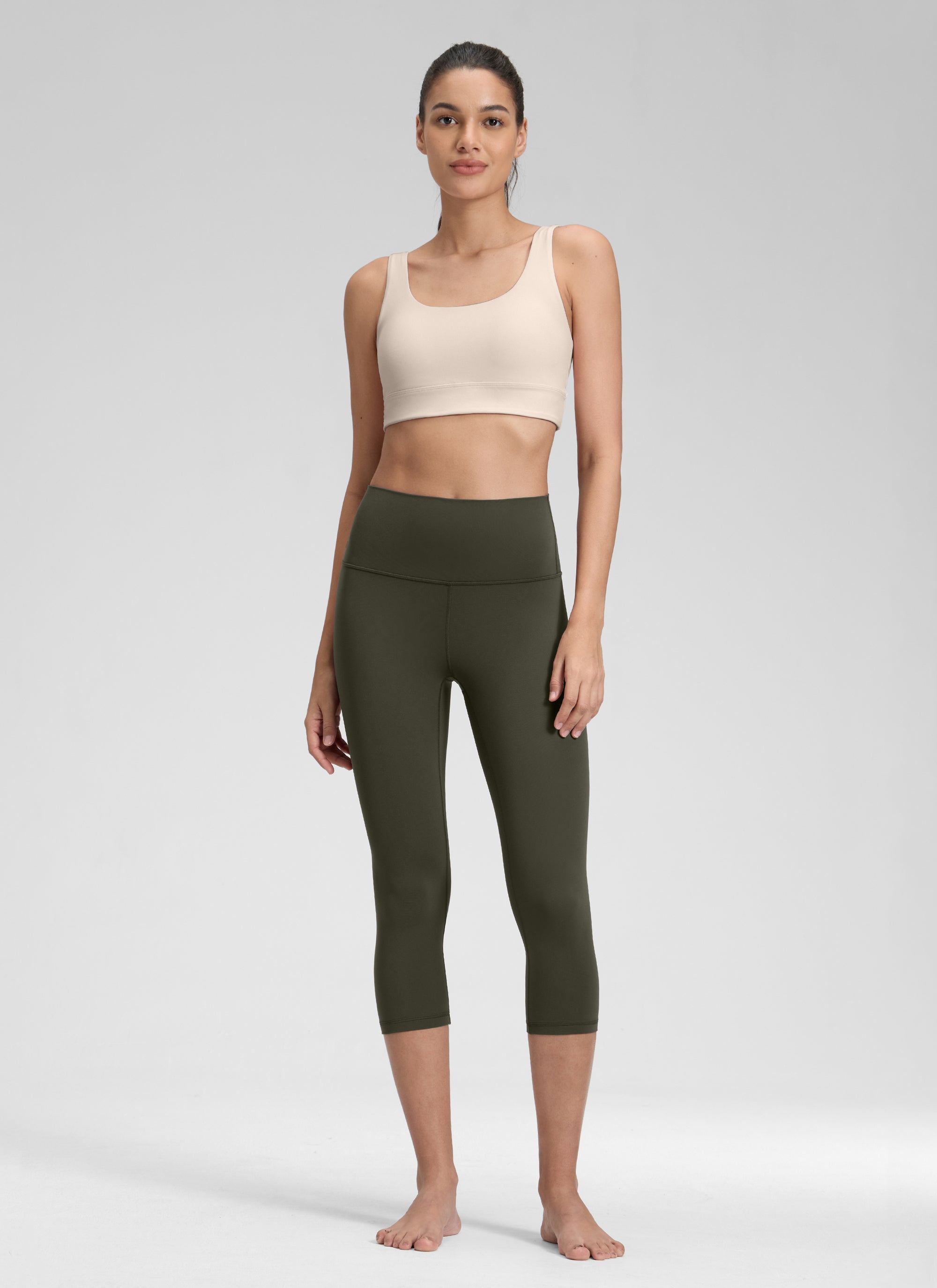 CRZ YOGA Women's Yoga Lounge High Rise Butterluxe Yoga Leggings 19'' True Navy