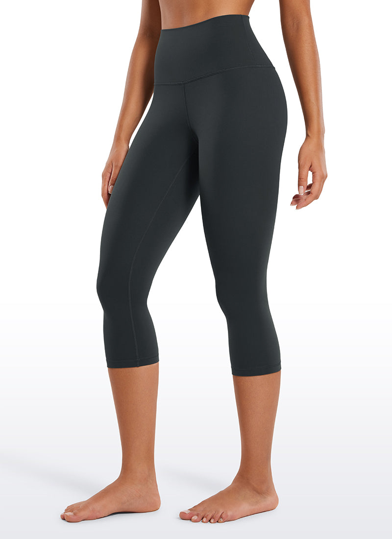 CRZ YOGA Women's Yoga Lounge High Rise Butterluxe Yoga Leggings 19'' Melanite