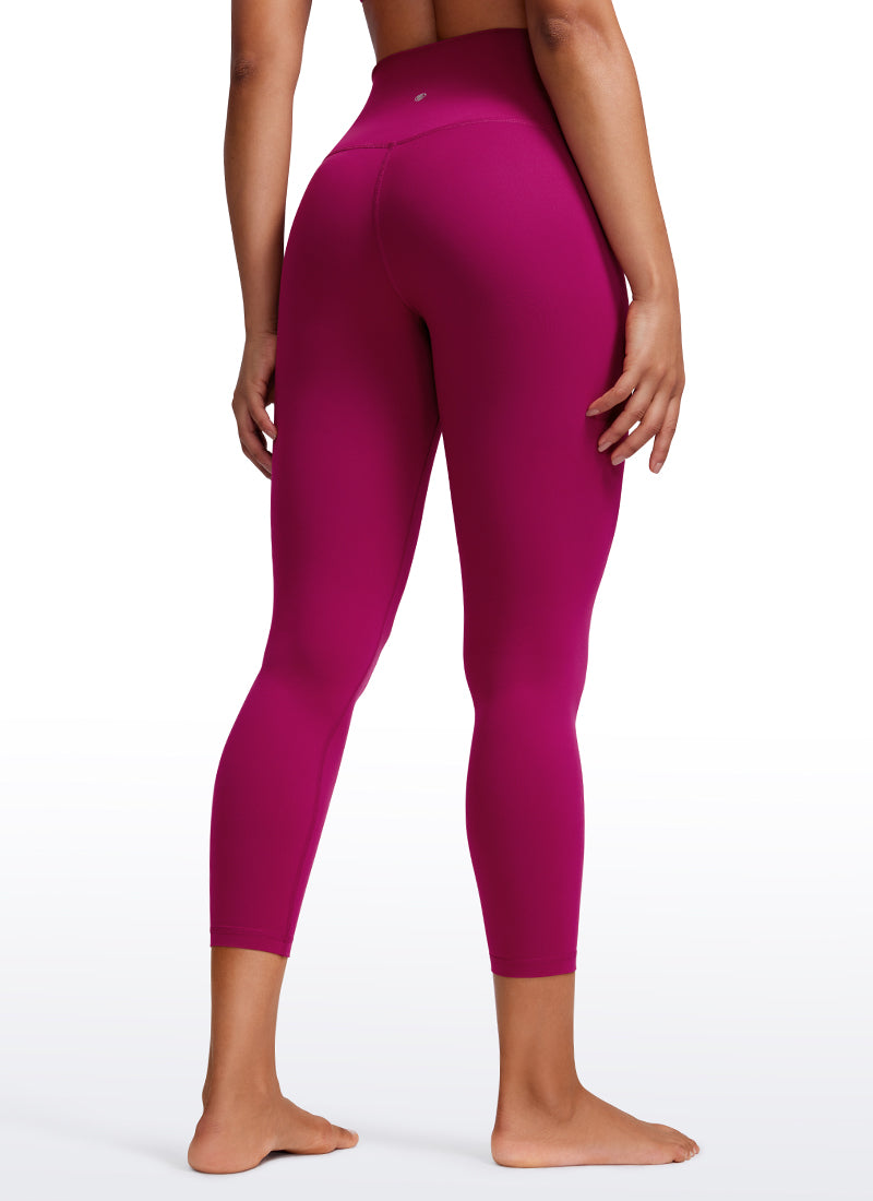 CRZ YOGA Women's Yoga Lounge High Rise Butterluxe Yoga Leggings 23'' Magenta Purple