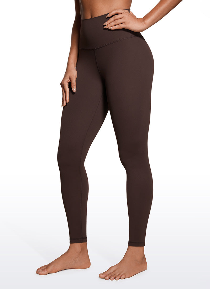 CRZ YOGA Women's Yoga Lounge High Rise Butterluxe Yoga Leggings 28'' Grape Thistle Purple
