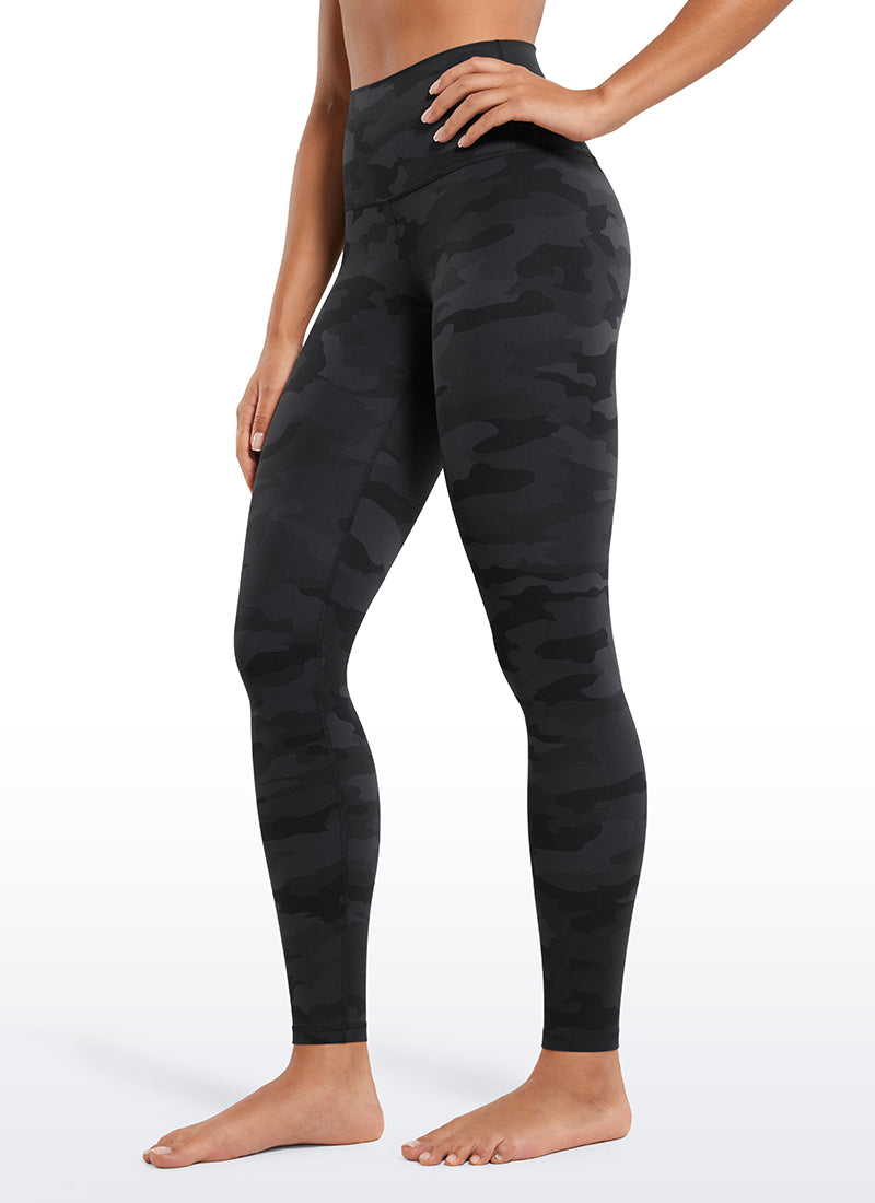 CRZ YOGA Women's Yoga Lounge High Rise Butterluxe Yoga Leggings 28'' Hot Fudge Brown