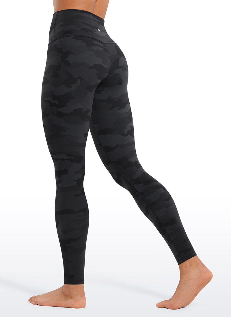 CRZ YOGA Women's Yoga Lounge High Rise Butterluxe Yoga Leggings 28'' Hot Fudge Brown