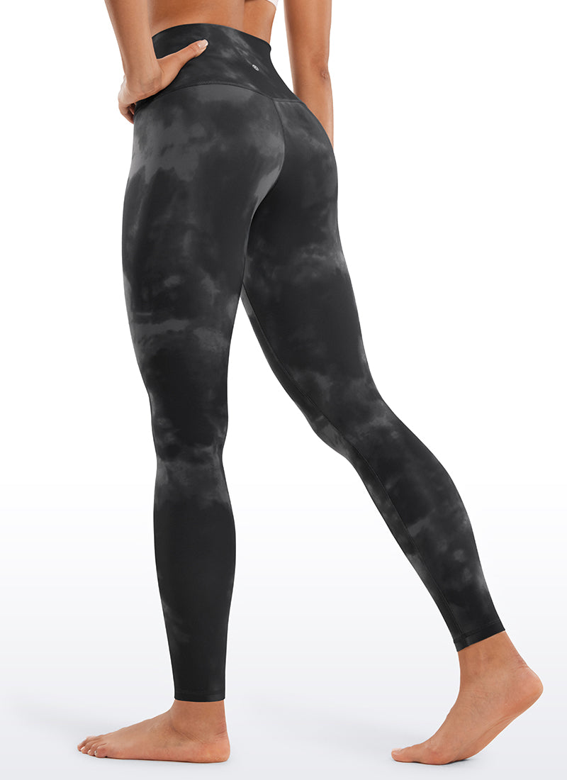 CRZ YOGA Women's Yoga Lounge High Rise Butterluxe Yoga Leggings 28'' Dark Grey Camouflage 2