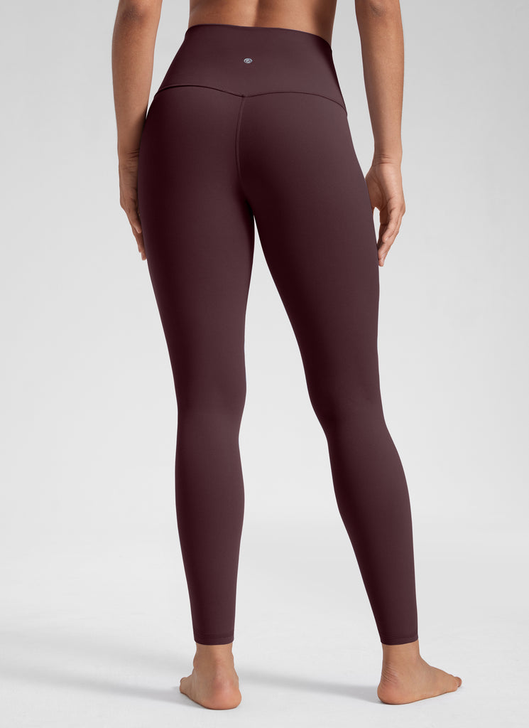 CRZ YOGA Women's Yoga Lounge High Rise Butterluxe Yoga Leggings 28'' Aurora Red