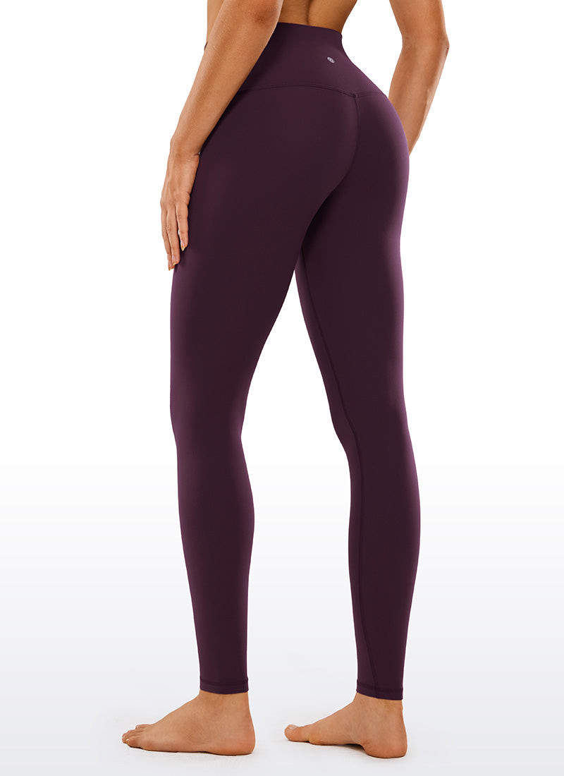 CRZ YOGA Women's Yoga Lounge High Rise Butterluxe Yoga Leggings 30'' Deep Purple