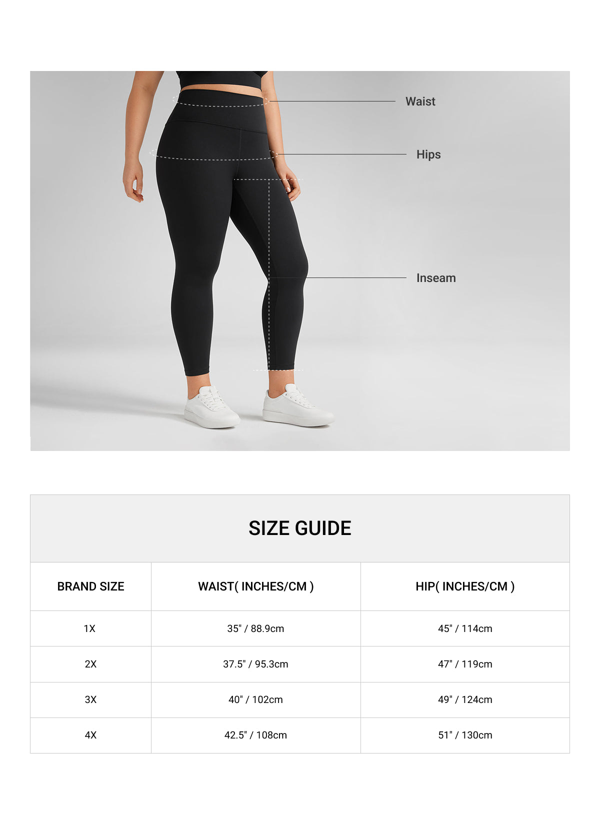 CRZ YOGA Women's Yoga High Rise Plus Size Butterluxe Leggings 25'' Black