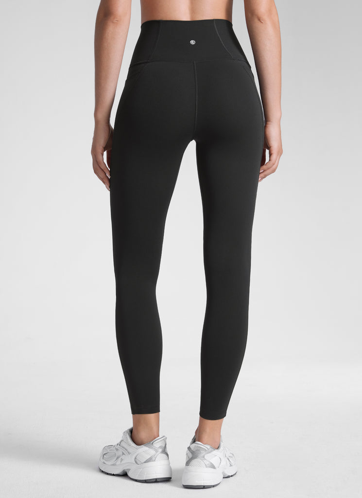 CRZ YOGA Women's Yoga Lounge High Rise Butterluxe Pocket Leggings 25'' Olive Green