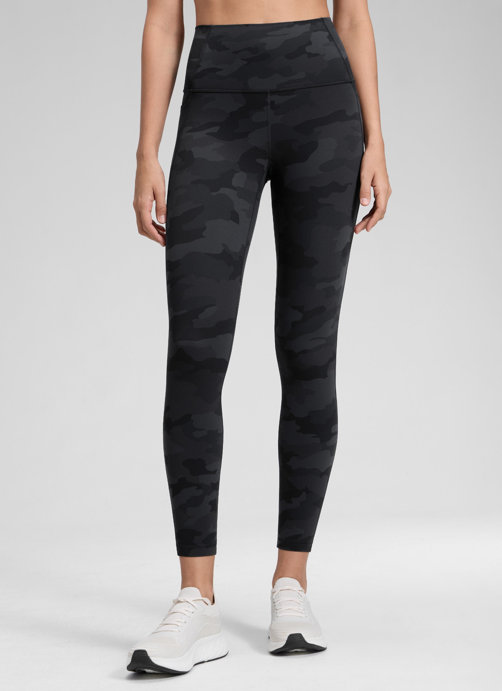 CRZ YOGA Women's Yoga Lounge High Rise Butterluxe Pocket Leggings 25'' Sparkle Blue