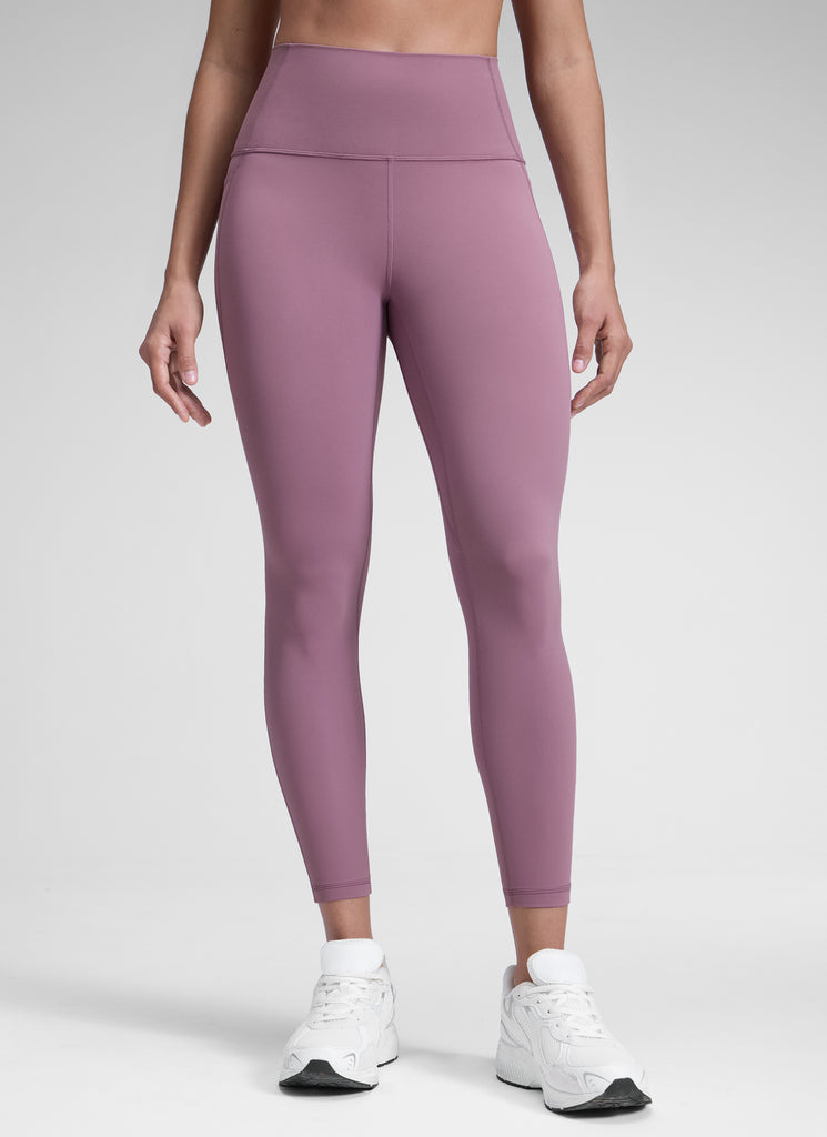CRZ YOGA Women's Yoga Lounge High Rise Butterluxe Pocket Leggings 25'' Light Lavender
