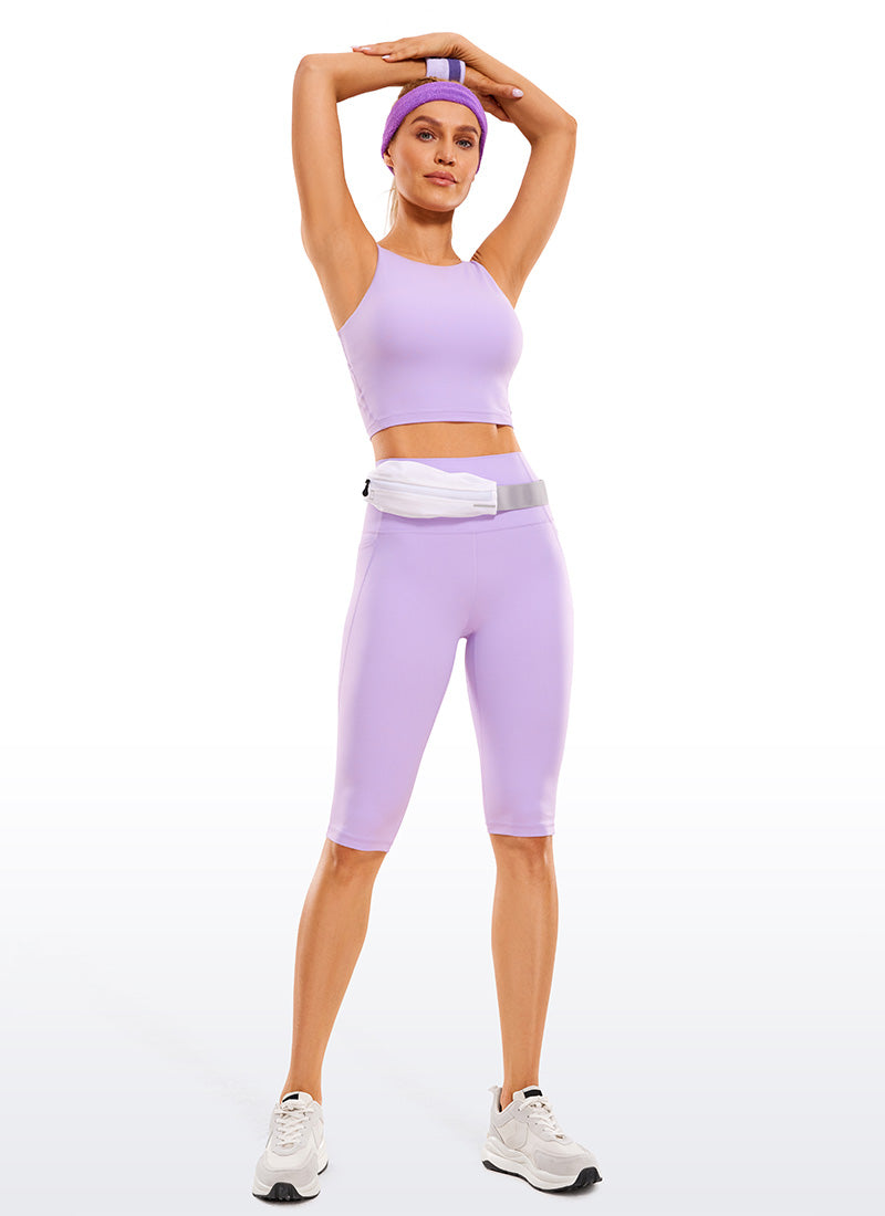 CRZ YOGA Women's Butterluxe Knee Length Pockets Capri Leggings 13