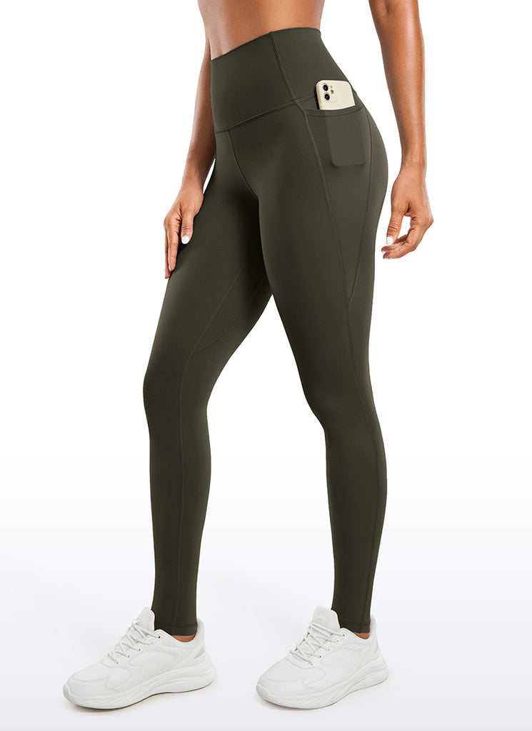 CRZ YOGA Womens Butterluxe Pockets Workout Leggings 30" True Navy