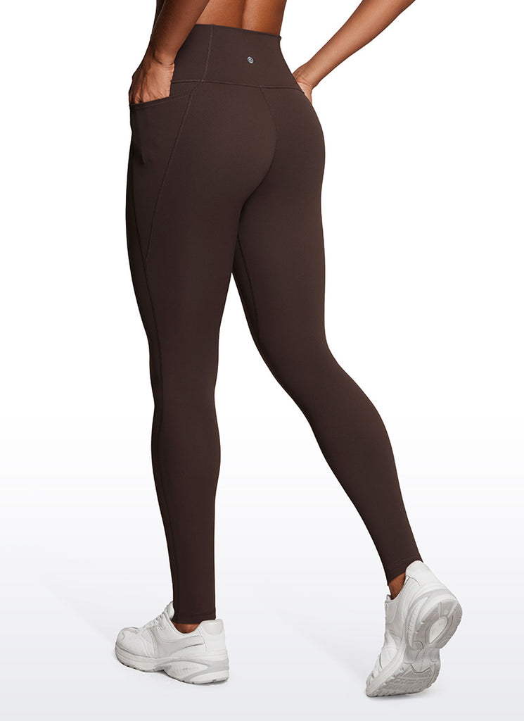 CRZ YOGA Womens Butterluxe Pockets Workout Leggings 30" True Navy