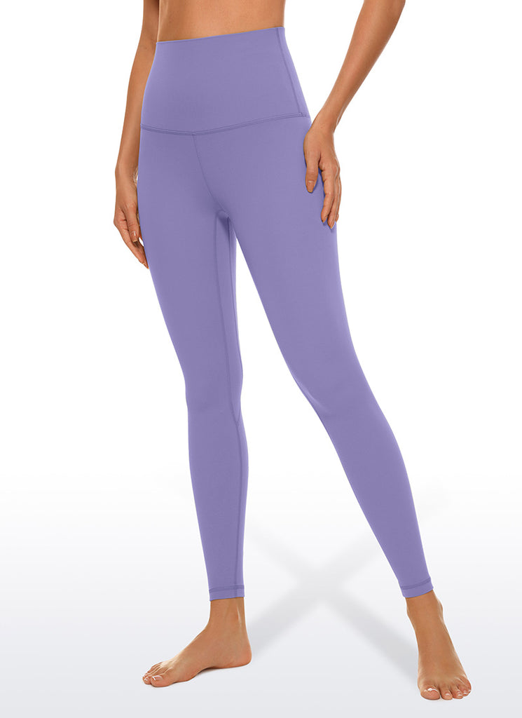 CRZ YOGA Women's Lounge Super High Rise Butterluxe Yoga Leggings 25'' Light Army Green