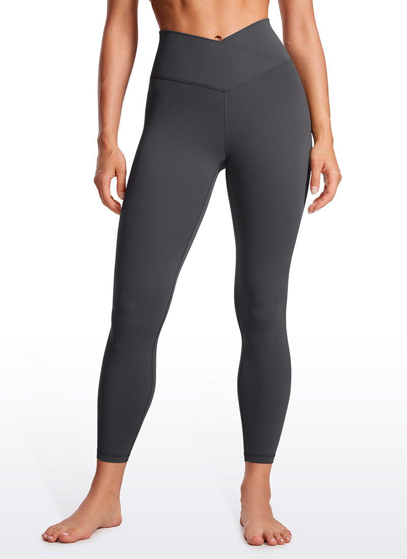 Butterluxe Yoga Leggings 25''- V Cross Waist