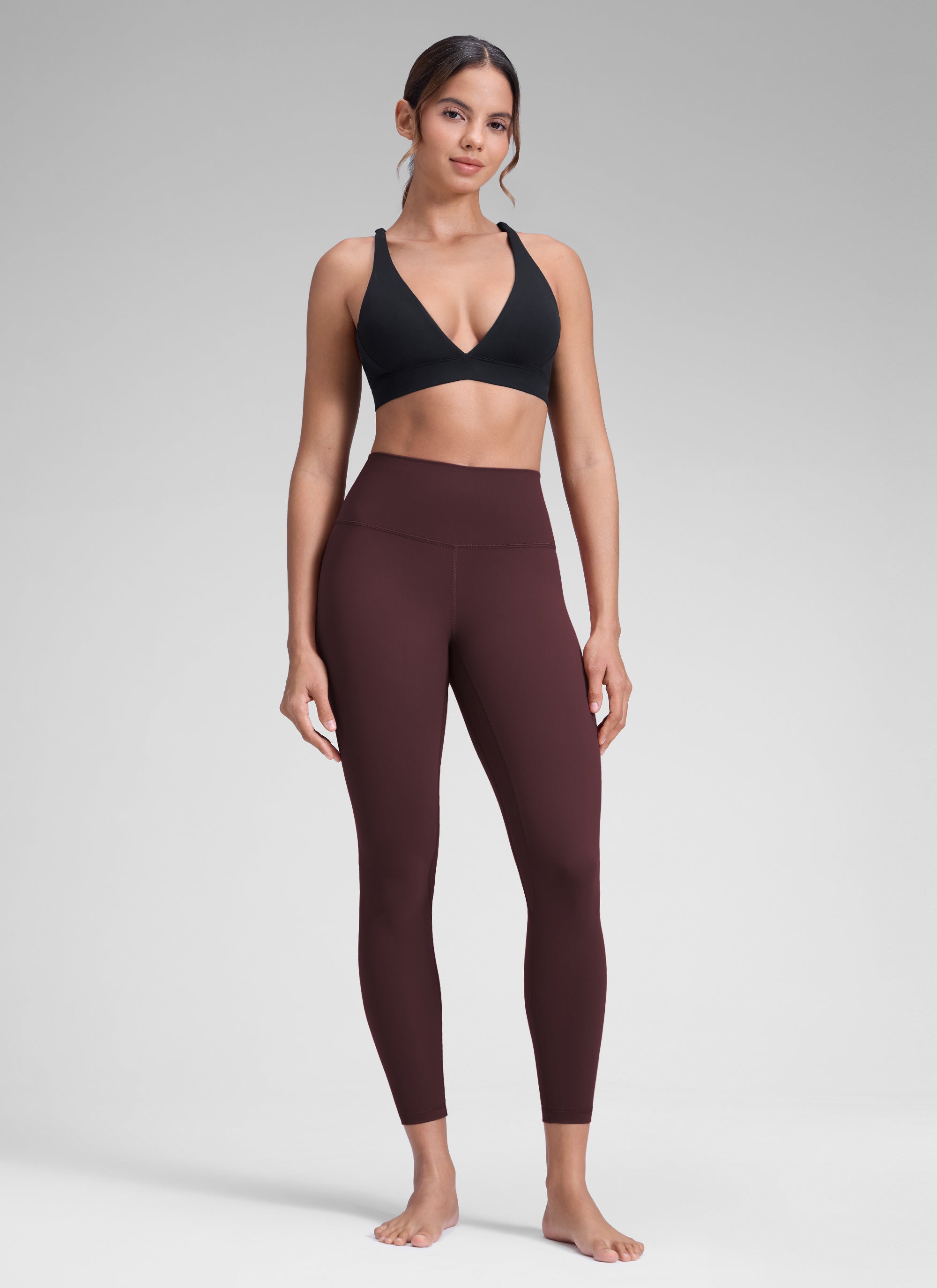 CRZ YOGA Women's Yoga Train High Rise Brushed Nakedfeel Leggings