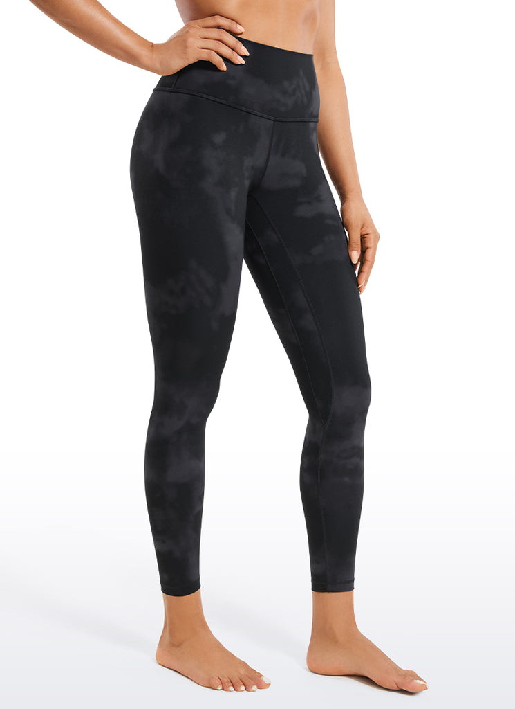 CRZ YOGA Women's Yoga Train High Rise Brushed Nakedfeel Leggings 25'' Arctic Plum