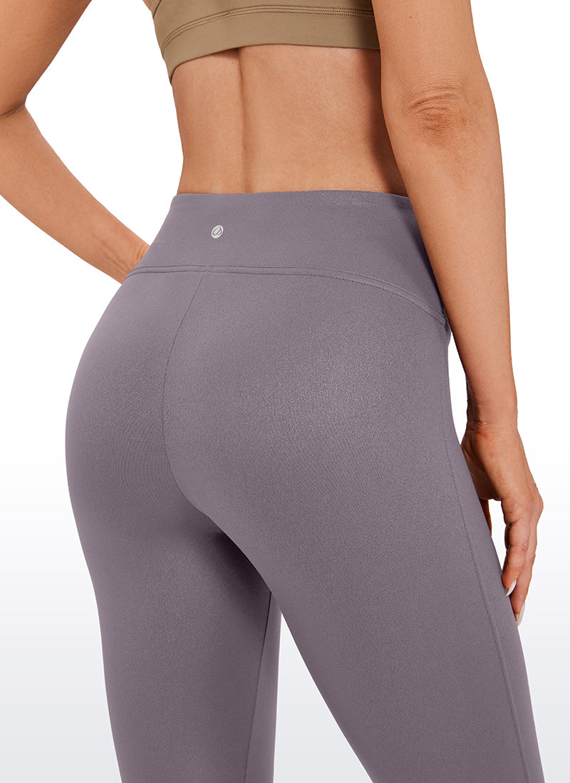 Faux Leather No Front Seam Legging 26.5''