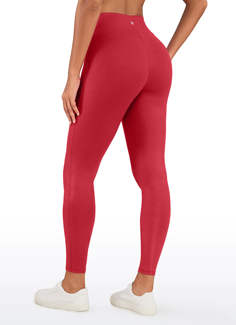 Faux Leather No Front Seam Legging 26.5''