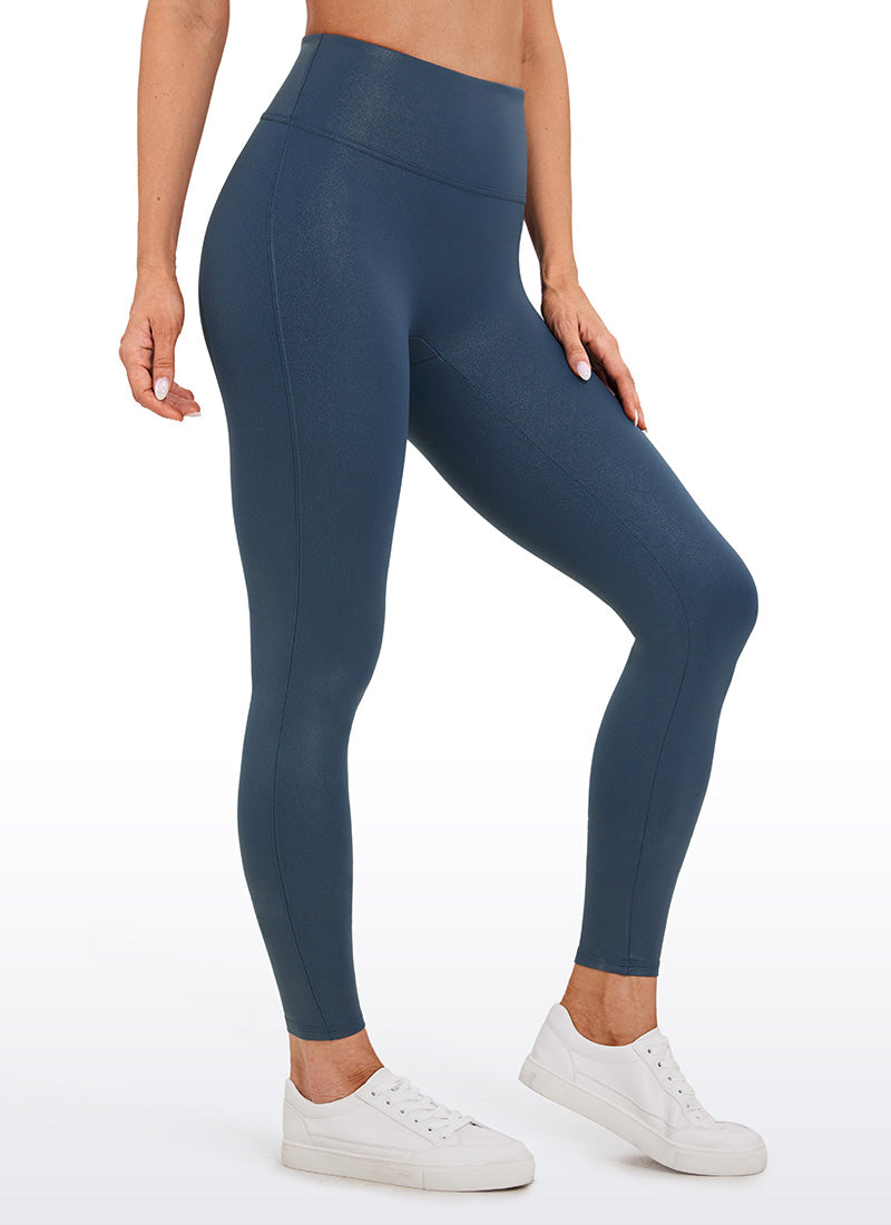 Faux Leather No Front Seam Legging 26.5''