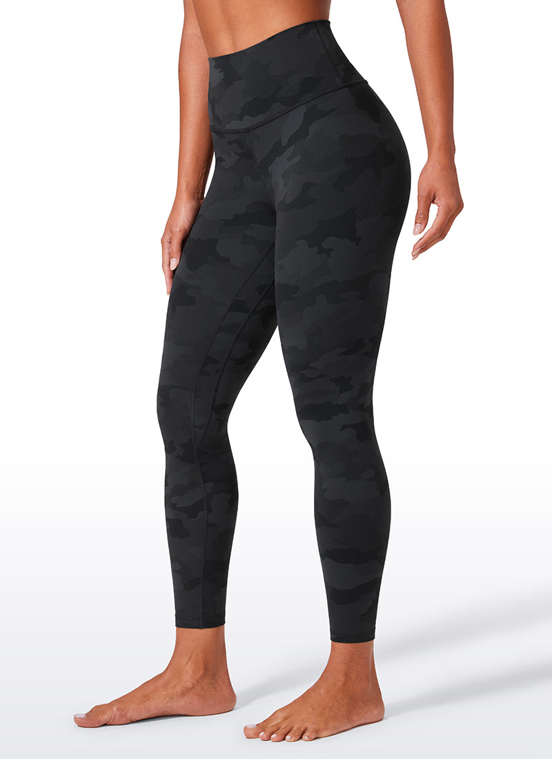 CRZ YOGA Women's Workout High Rise Butterlift Yoga Leggings 25'' Stelindigo