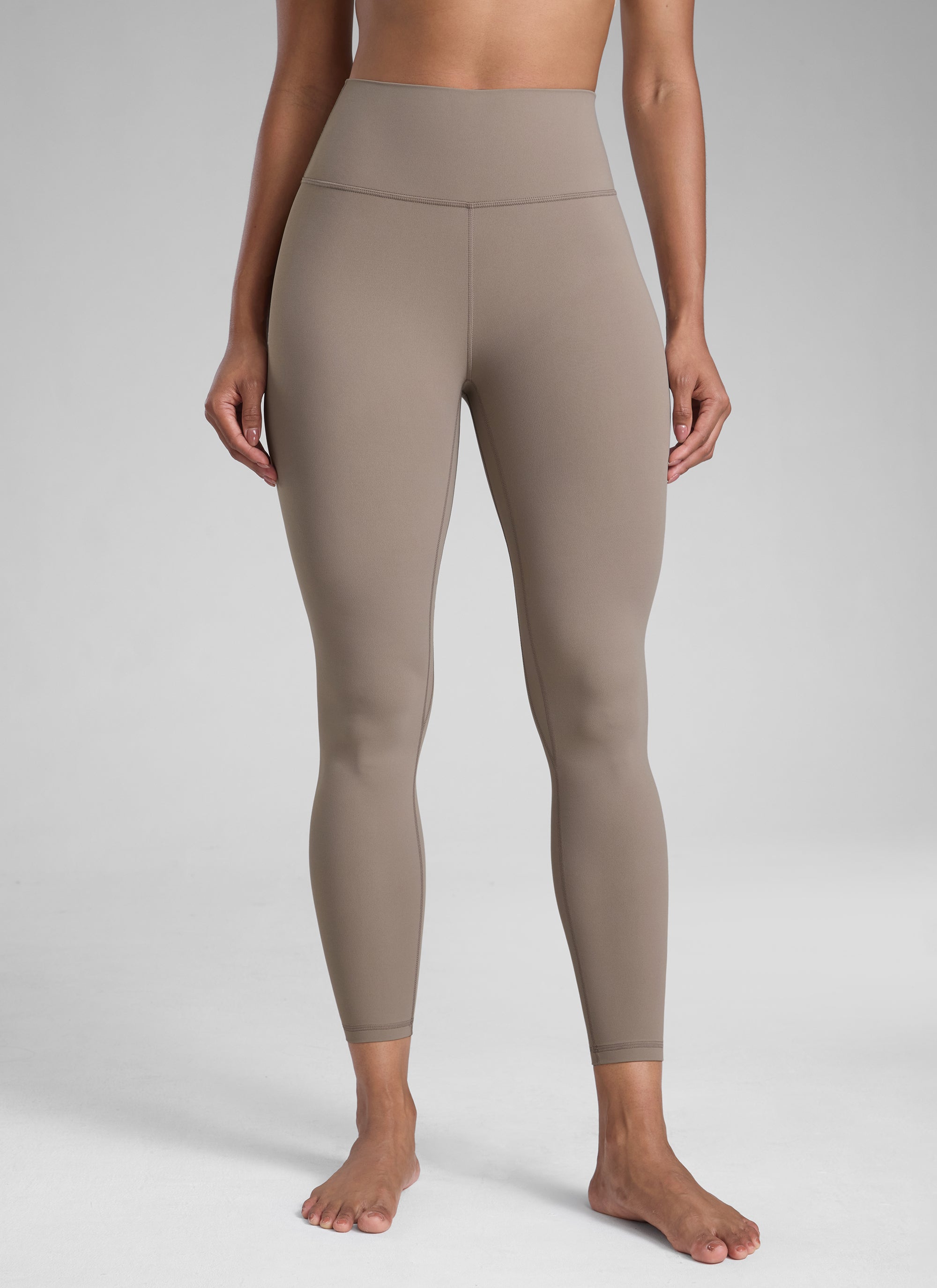 CRZ YOGA Women's Workout High Rise Butterlift Yoga Leggings 25'' Dark Grey Camouflage 2