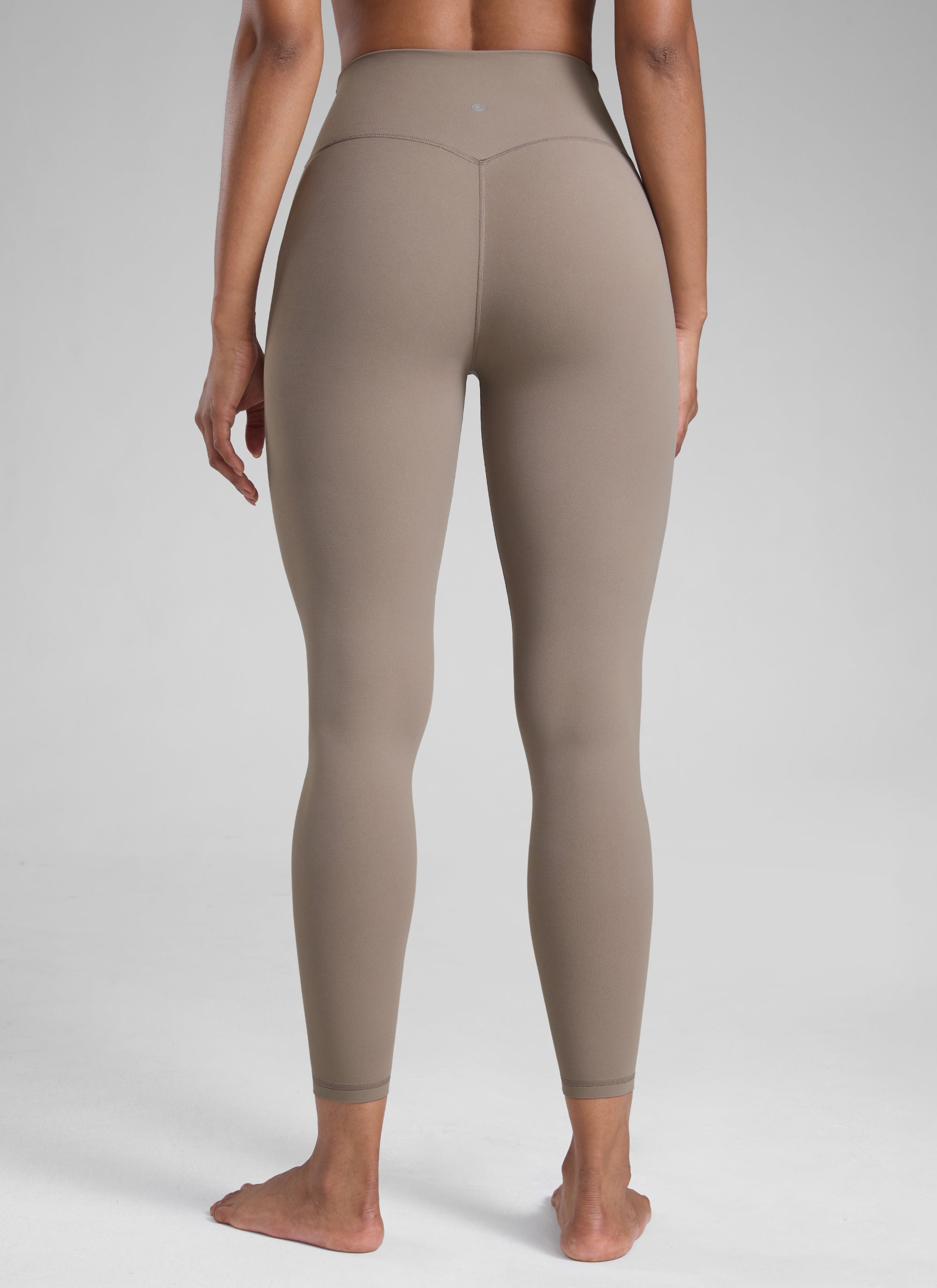 CRZ YOGA Women's Workout High Rise Butterlift Yoga Leggings 25'' Dark Grey Camouflage 2