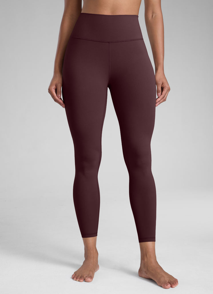 CRZ YOGA Women's Workout High Rise Butterlift Yoga Leggings 25'' Ripe Plum