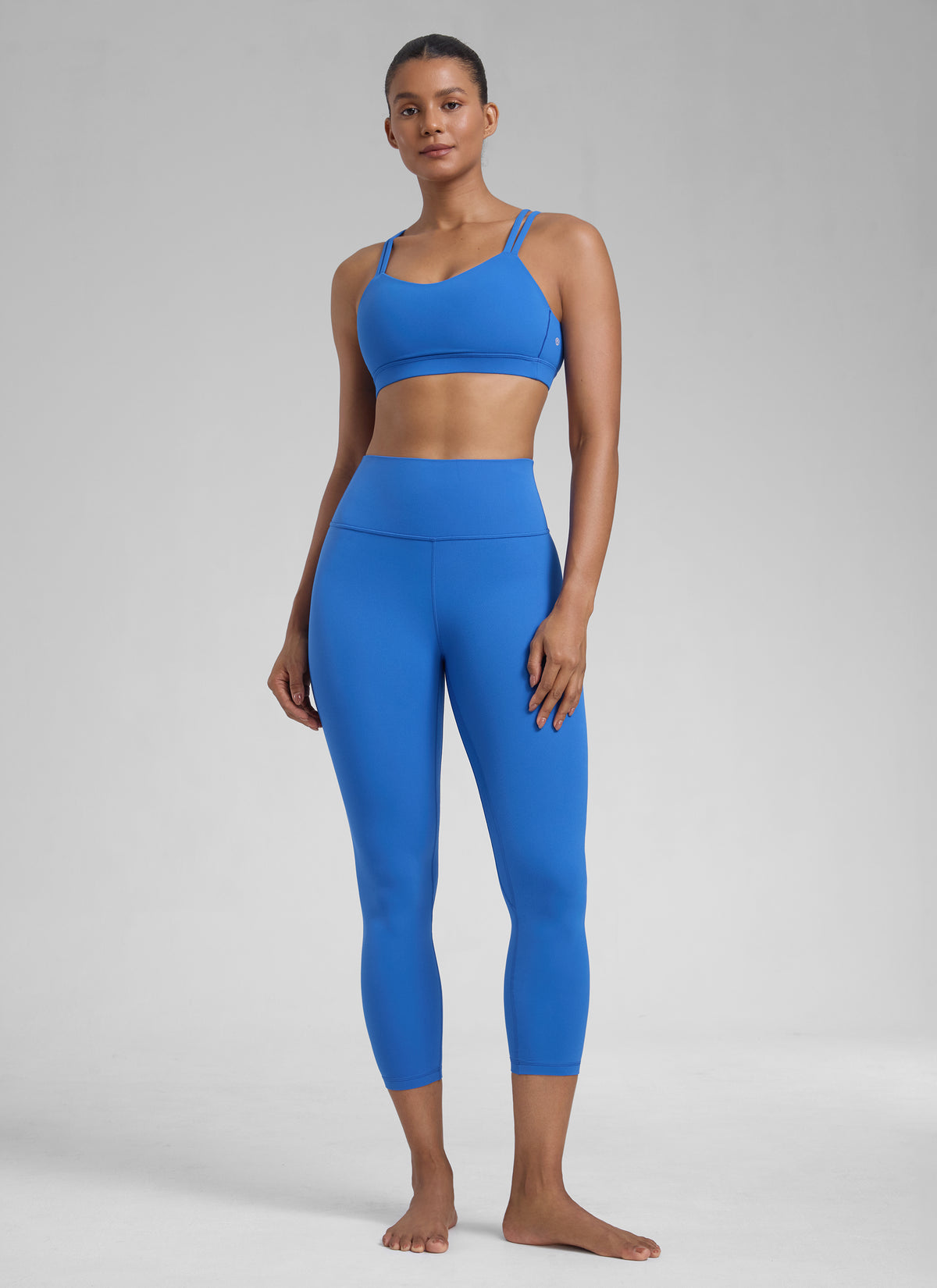 CRZ YOGA Women's High Waisted Capris Workout Leggings 23