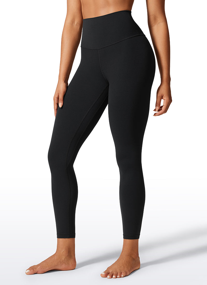 CRZ YOGA Women's Workout High Rise Butterlift Yoga Leggings 28'' True Navy