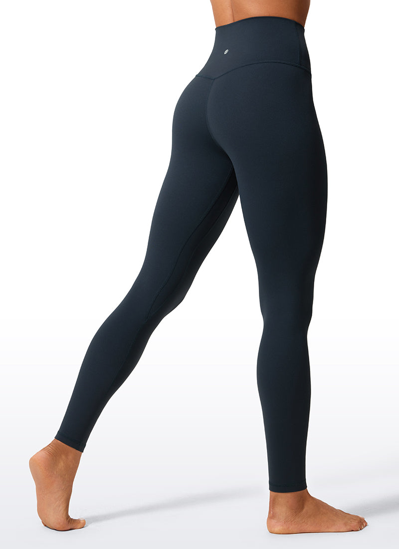CRZ YOGA Women's Workout High Rise Butterlift Yoga Leggings 28'' True Navy