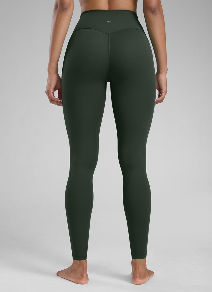 CRZ YOGA Women's Workout High Rise Butterlift Yoga Leggings 28'' Legend Green