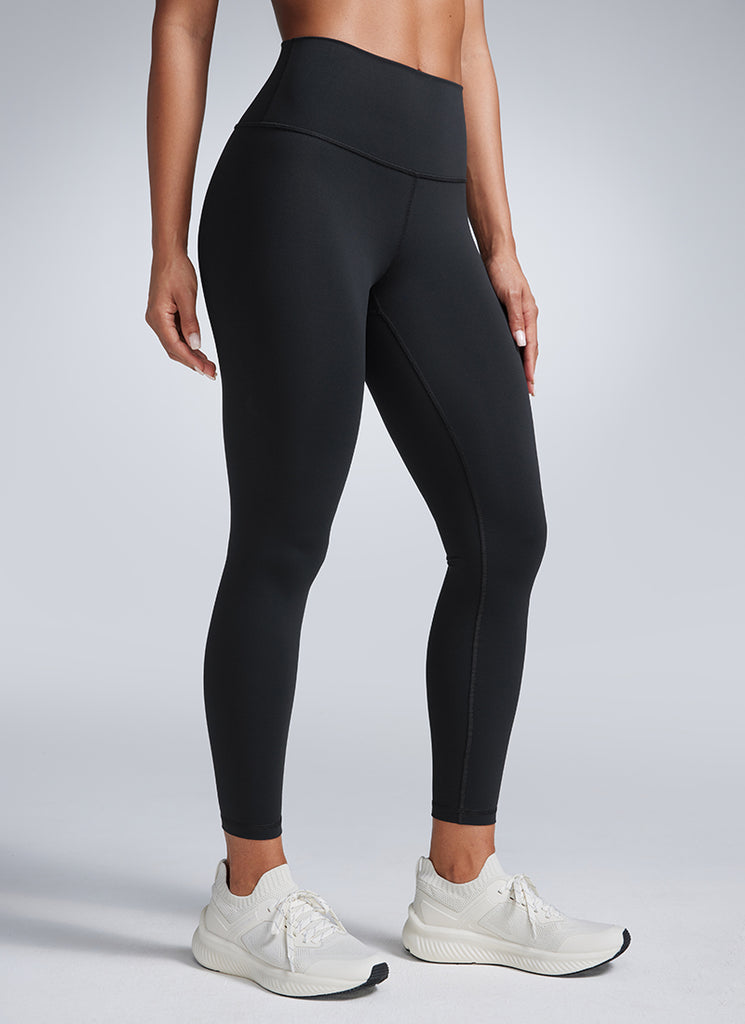 CRZ YOGA Women's Workout High Rise Butterbreeze Training Leggings 25'' Black
