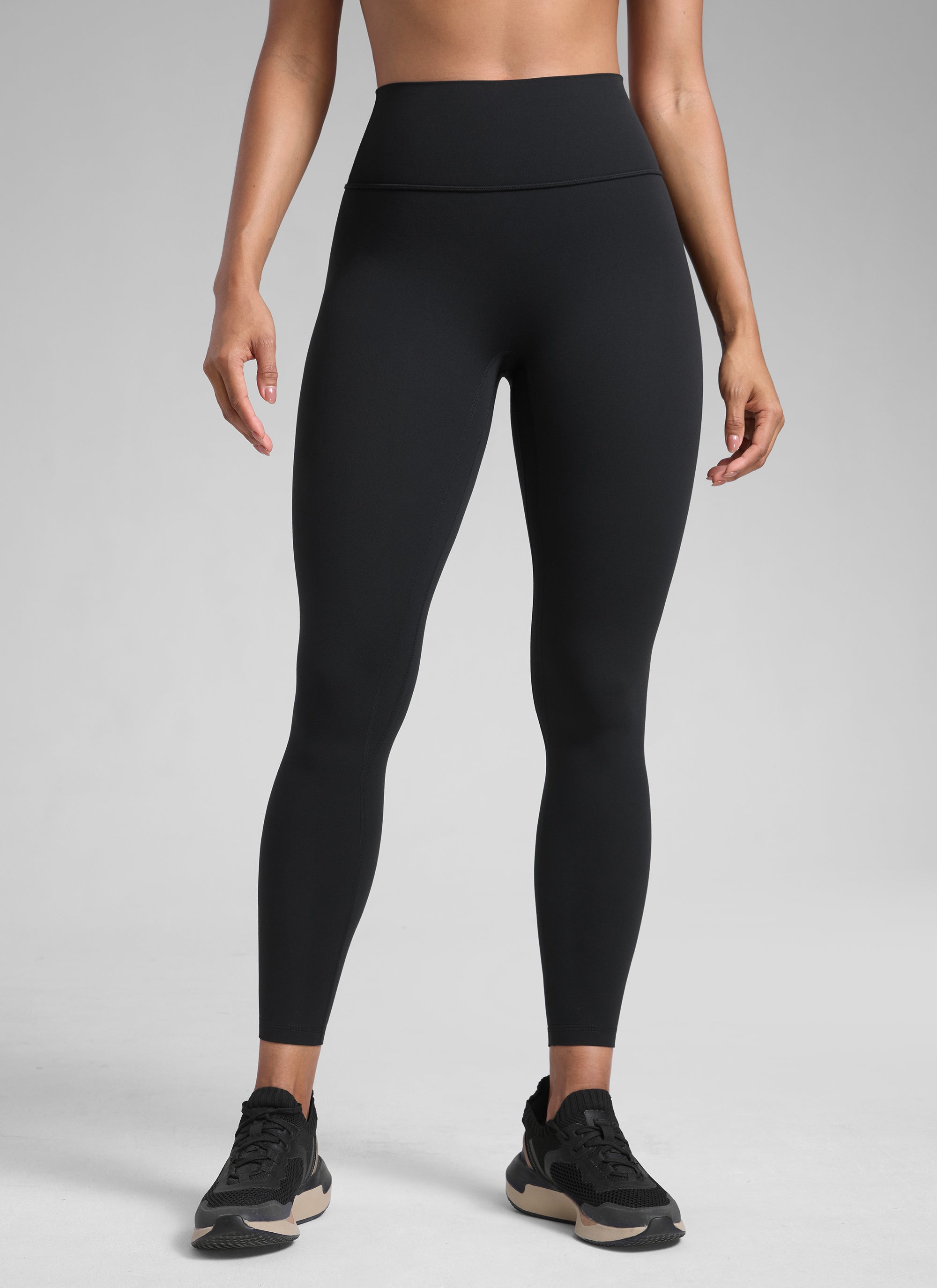 CRZ YOGA Women Butterlift High Rise Scrunch Butt Legging No Front Seam Black