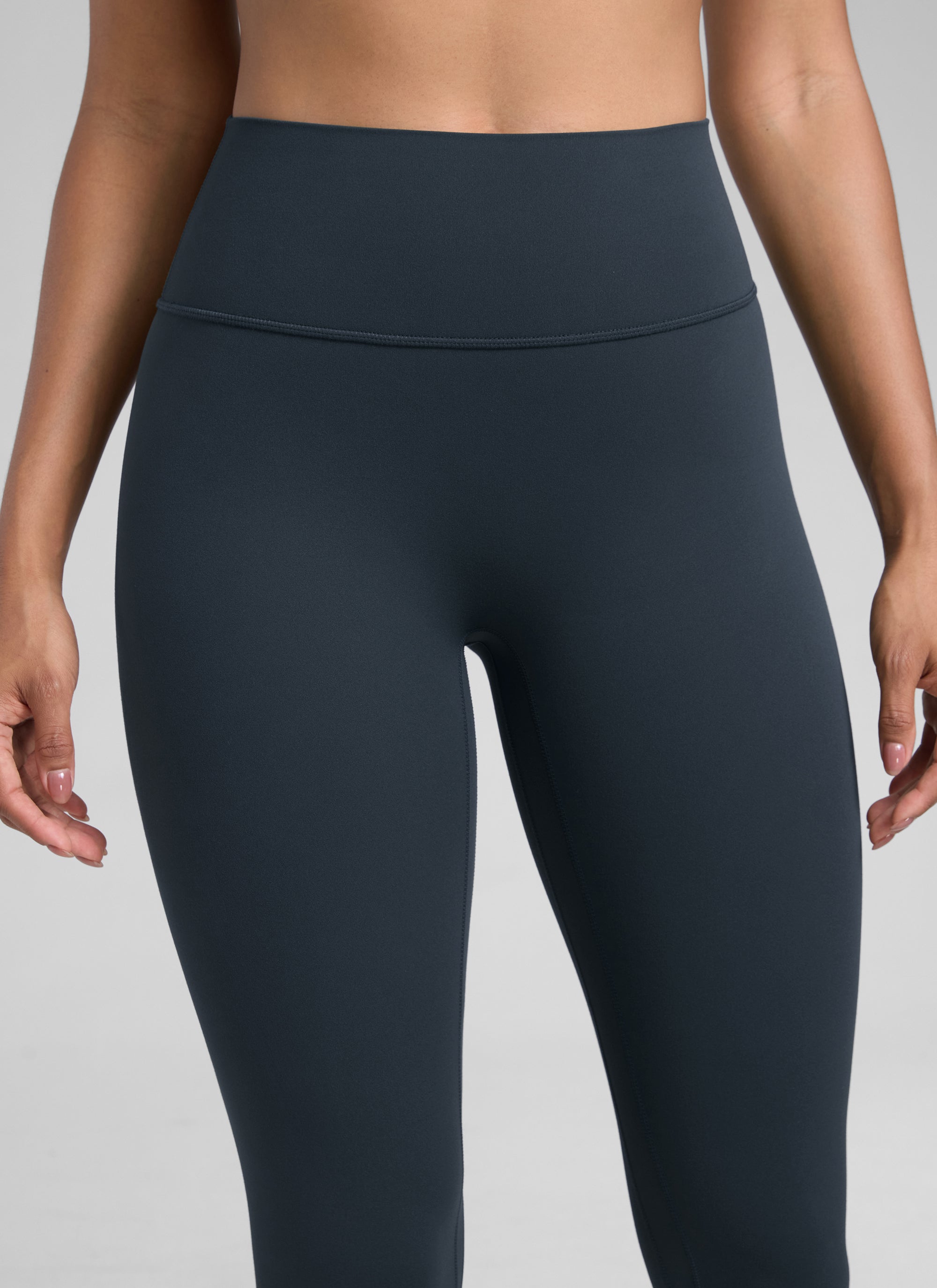 CRZ YOGA Women Butterlift High Rise Scrunch Butt Legging No Front Seam True Navy