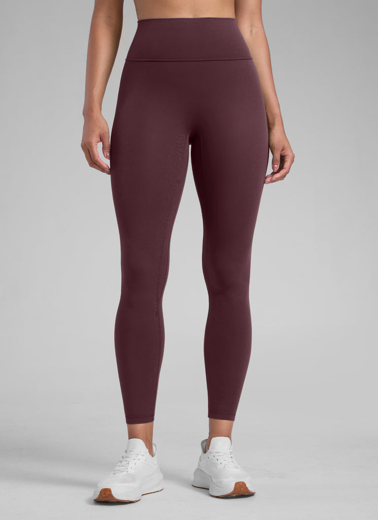 CRZ YOGA Women Butterlift High Rise Scrunch Butt Legging No Front Seam Lava Brown