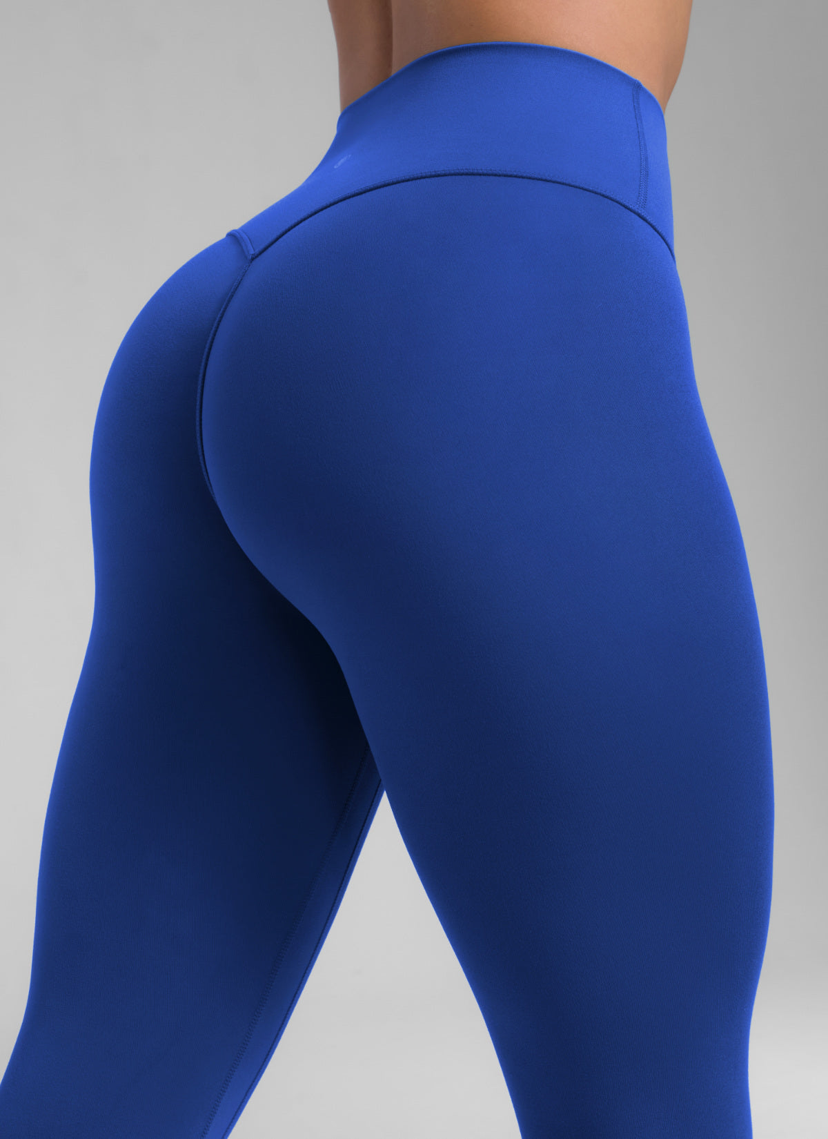 CRZ YOGA Women's Secretsculpt™ Workout No Front Seam Legging 28'' Waves Blue