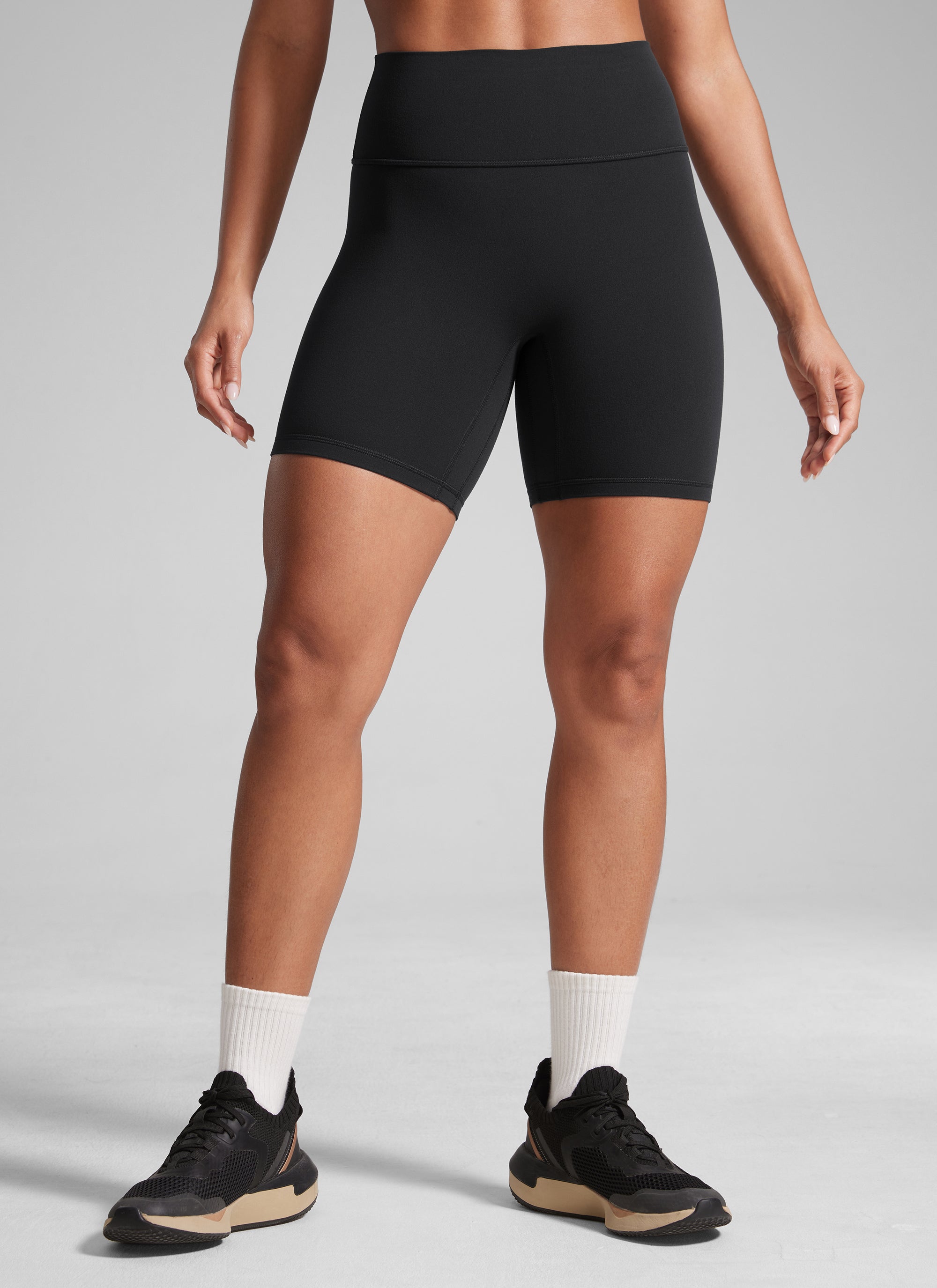 CRZ YOGA Butterlift Womens Scrunch Butt Biker Shorts 6'' No