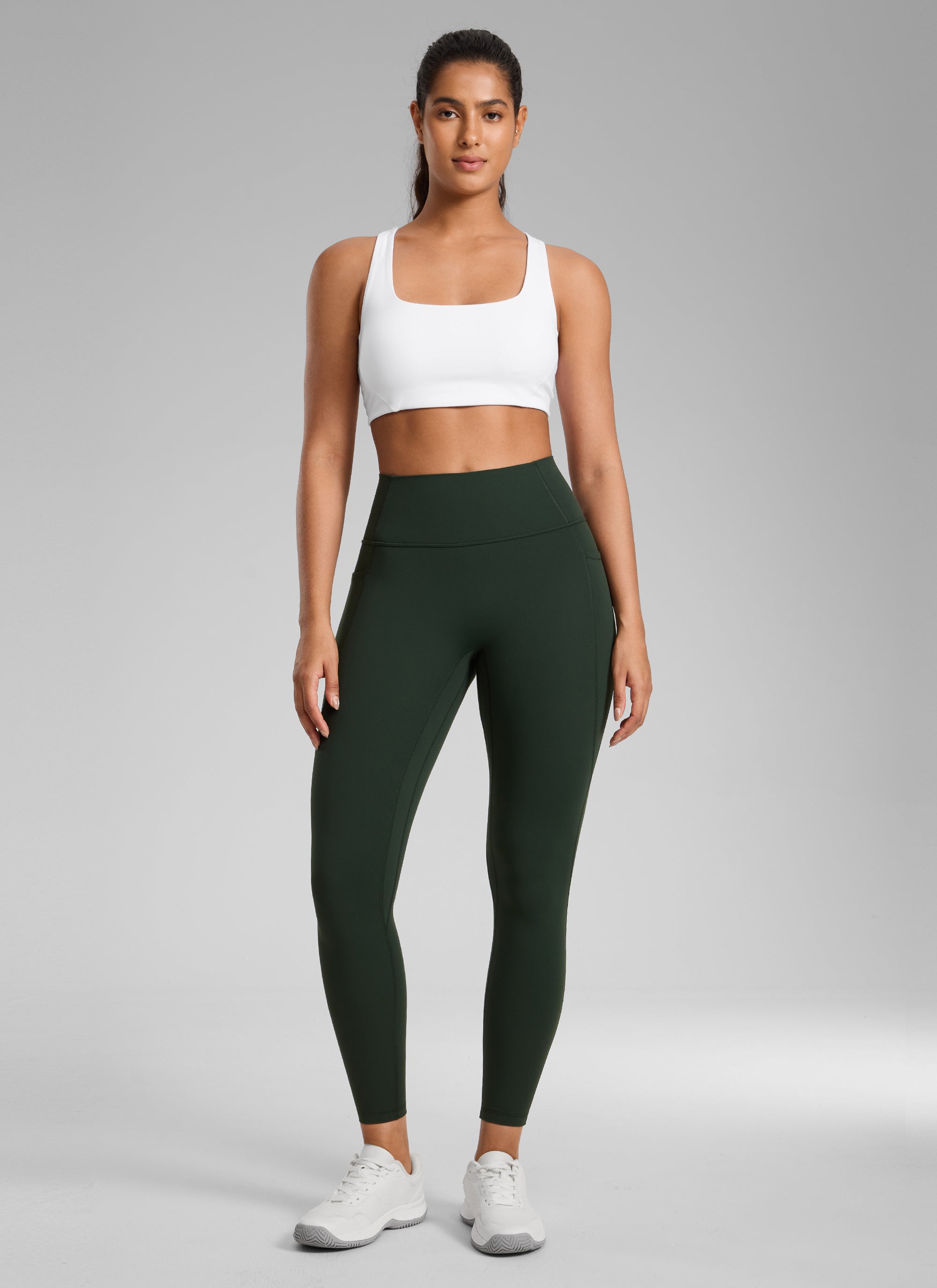 Hoch taillierte pfirsich förmige Po-Lifting Elastic Tight Yoga-Hose für Frauen B