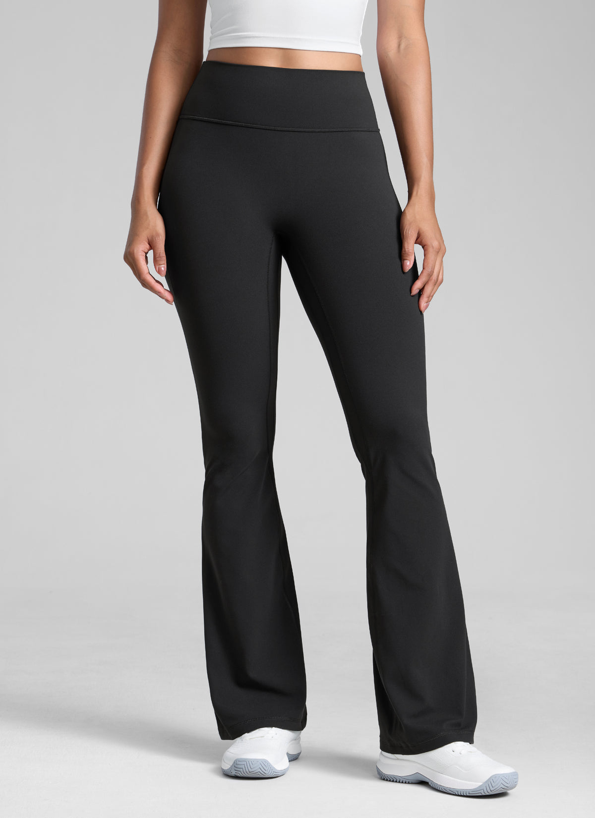 CRZ YOGA Women's Butterlift Hidden Scrunch Butt Flare Leggings 31