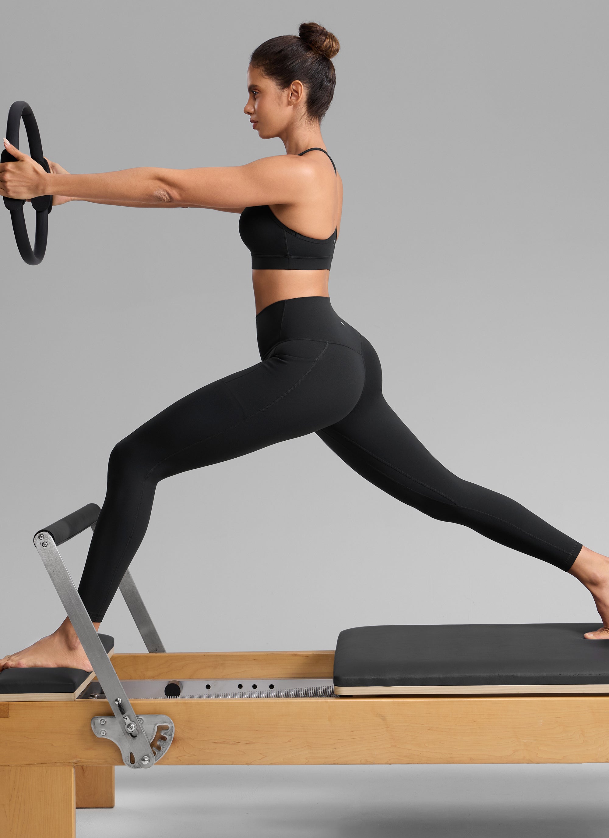CRZ YOGA Women's Butterlift Workout High Rise Pocket Leggings 25