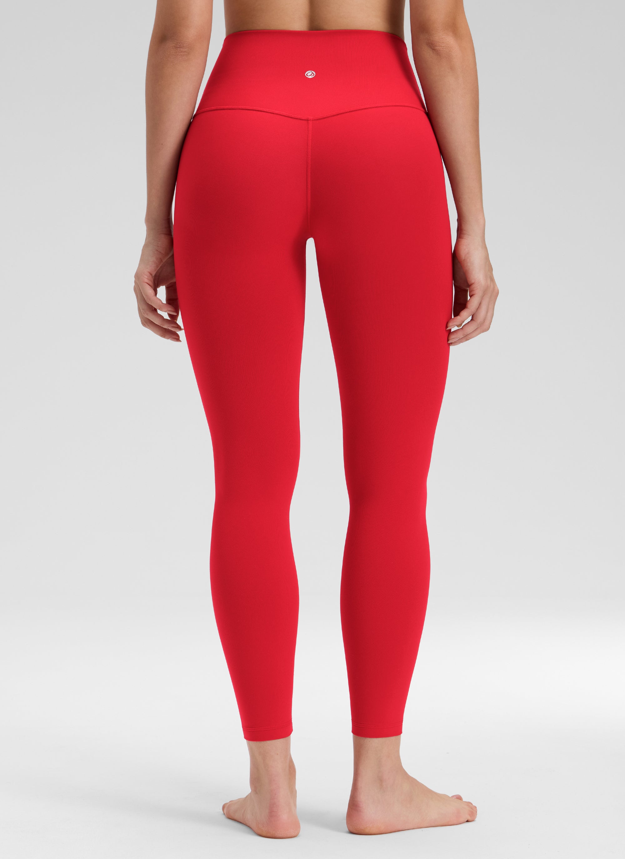 CRZ YOGA Women's Butterluxe Yoga High Rise No Front Seam Legging 25'' Aurora Red