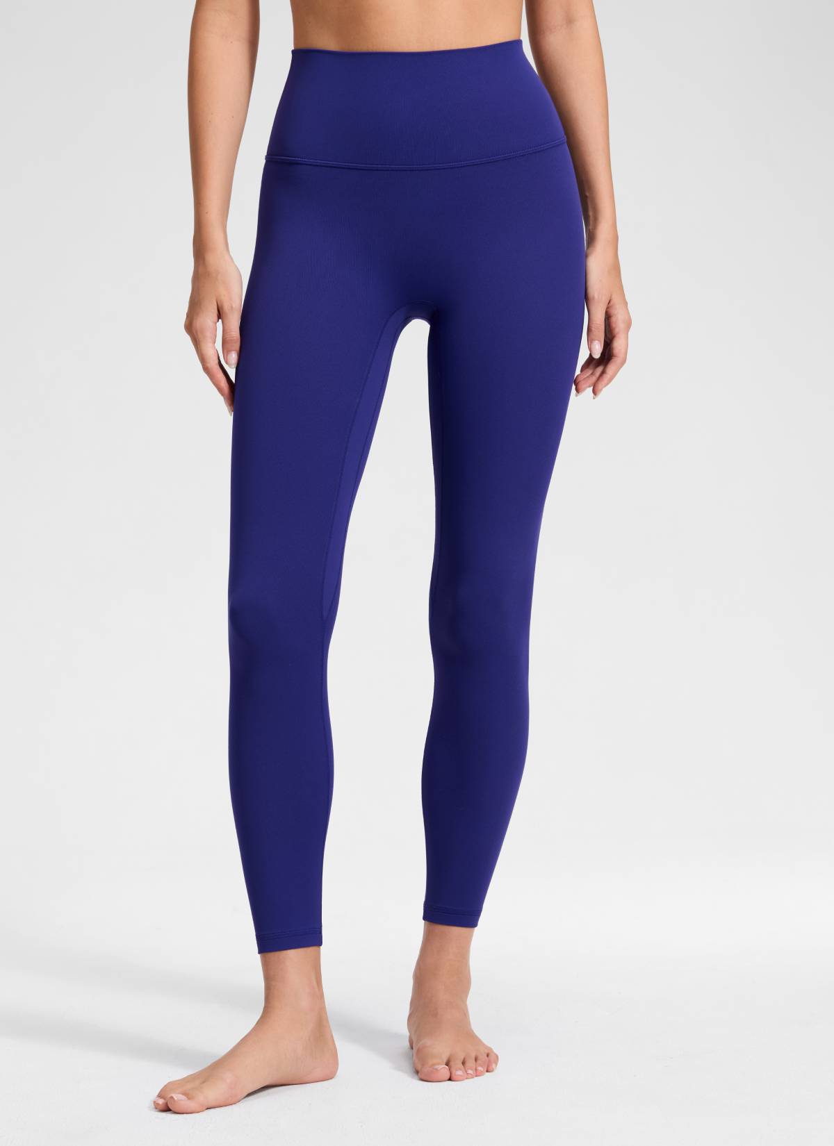 CRZ YOGA Women's Butterluxe Yoga High Rise No Front Seam Legging 25'' Larkspur Blue