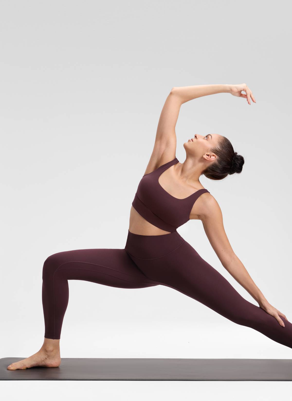 CRZ YOGA Women's Butterluxe Yoga High Rise No Front Seam Legging 25'' Ripe Plum