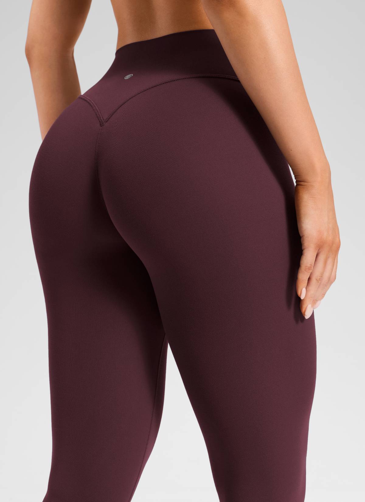 CRZ YOGA Softretch Secretsculpt™ Minor High Rise Front Seam Legging Ripe Plum