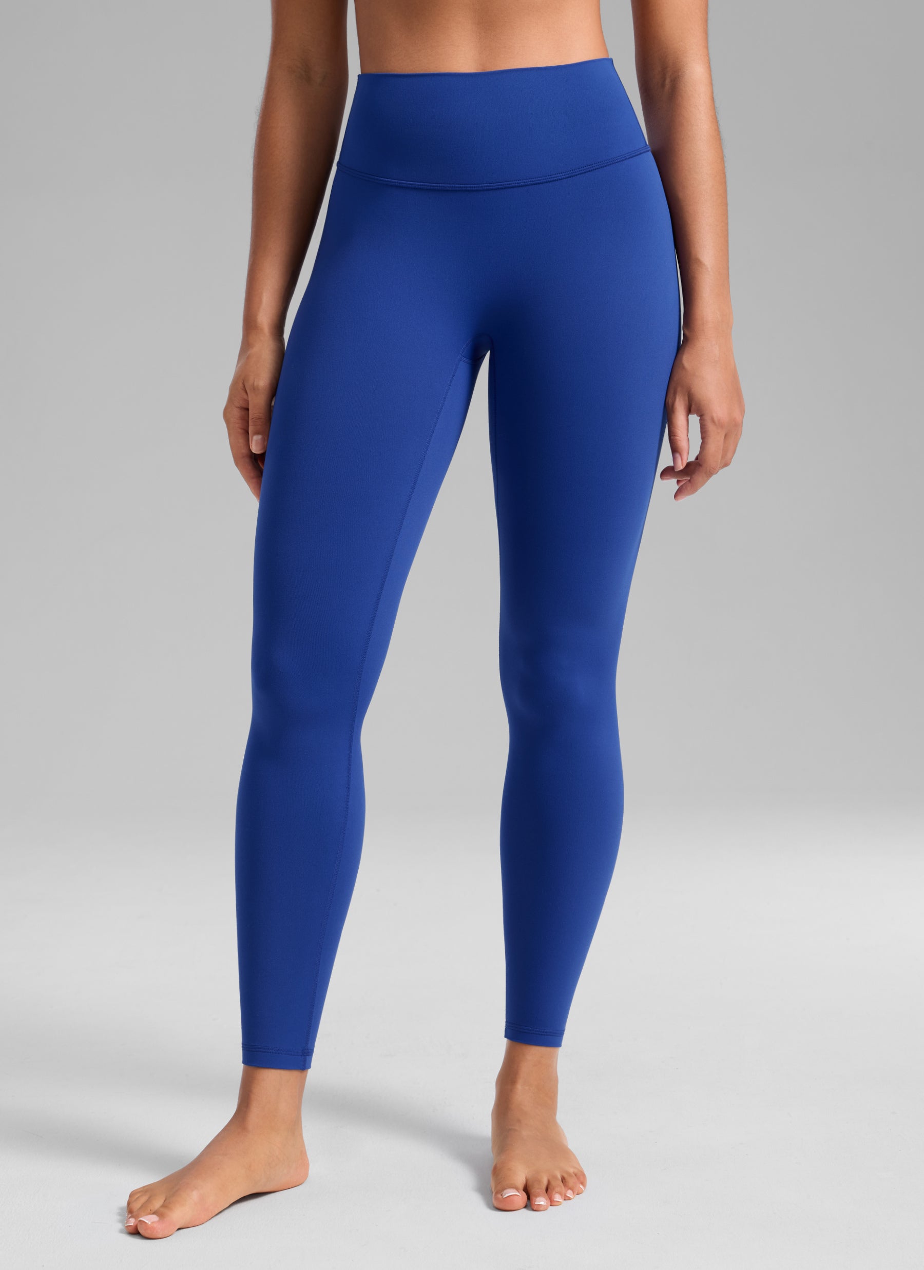 CRZ YOGA Softretch Secretsculpt™ Minor High Rise Front Seam Legging Waves Blue