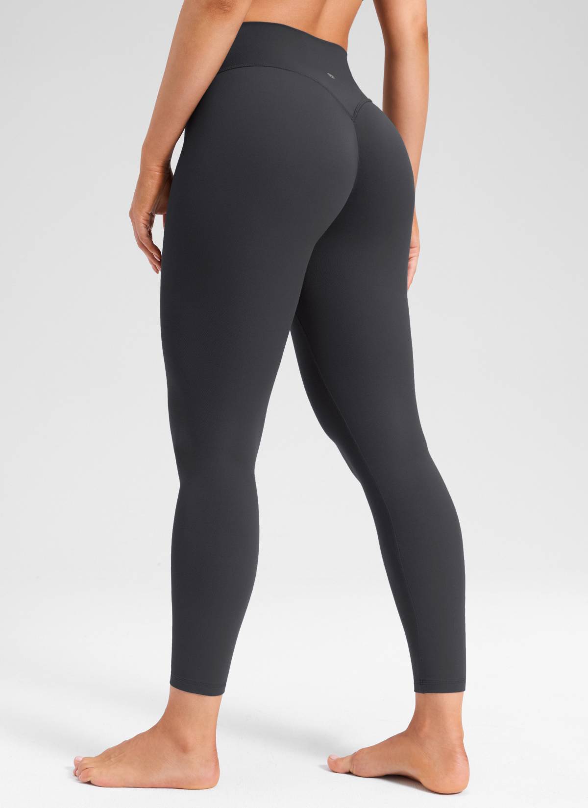 CRZ YOGA Softretch Secretsculpt™ Minor High Rise Front Seam Legging Mysterious Grey