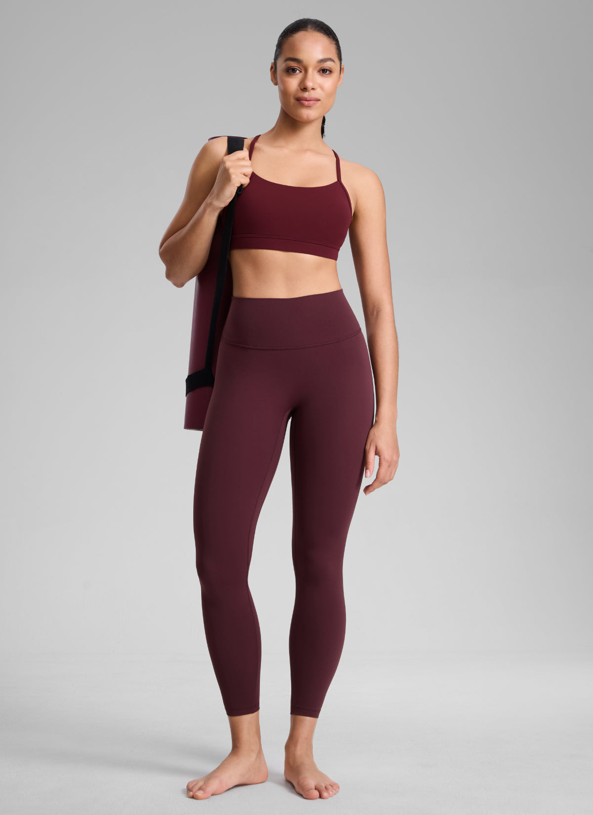 CRZ YOGA Women's SculptAir Yoga High Rise No Front Seam Legging 25